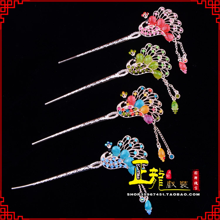 紫金头饰化妆用品饰品花旦小姐青衣头饰簪子发簪 发簪