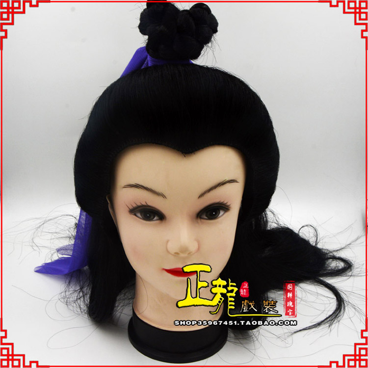 紫金小生头套董永头套古装假发青年头套