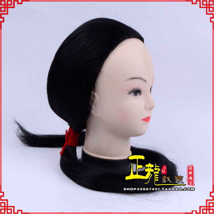 紫金古装影视演出头套花旦假发 真发古装发