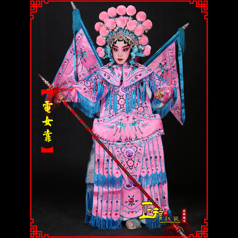 紫金京剧戏曲演出服装穆桂英挂帅 电女靠