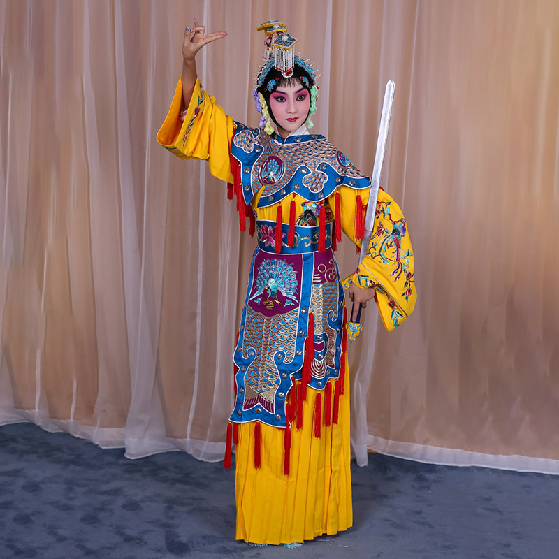 紫金霸王别姬虞姬服 软绉别姬服