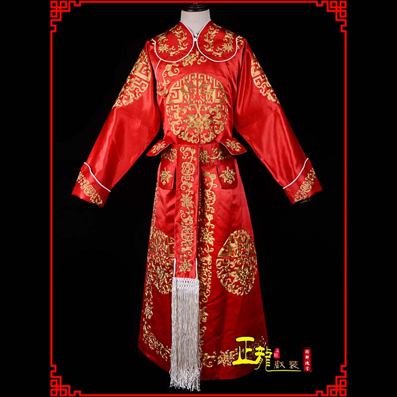 紫金武生戏服戏曲打衣箭蟒